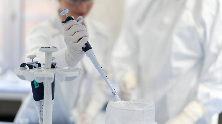 La branche de la chimie et de la pharmacie, plus important contributeur au commerce extérieur de la Suisse, a vu ses exportations reculer de 2,3% en août (archives).