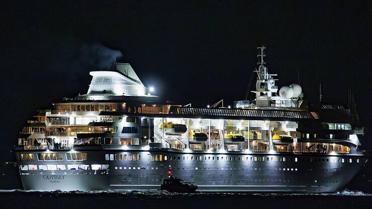 L'Odyssey doit visiter les sept continents et prévoit plus de 425 escales dans 147 destinations.