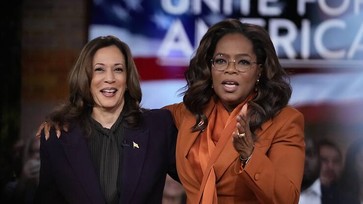 Dans sa course à la Maison Blanche, la vice-présidente Kamala Harris, en couverture de Vogue vendredi, est soutenue par  la papesse de la télévision américaine, Oprah Winfrey, ainsi que par toute une série de personnalités du monde du spectacle et du divertissement.