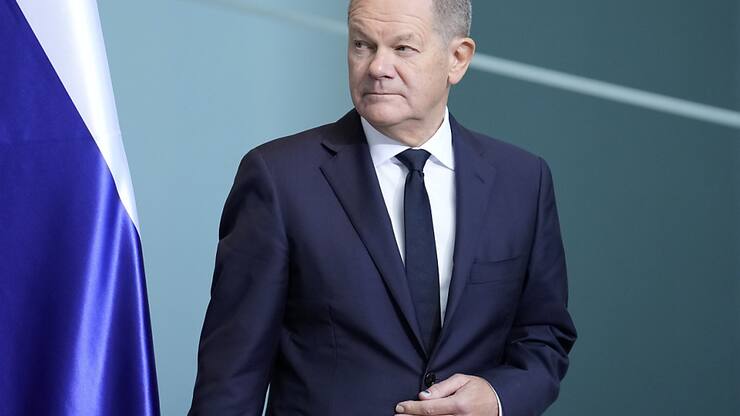 L'Allemagne, dirigée par le chancelier Olaf Scholz, pourrait entrer en "récession technique" (archives).