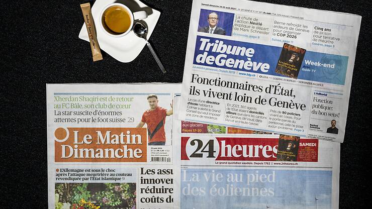 Tamedia a annoncé en août dernier la fusion des rédactions de 24 heures, de la Tribune de Genève et du Matin Dimanche (archives).