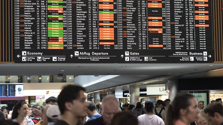 En octobre, plus de 2,97 millions de passagers ont transité par l'aéroport de Zurich. (archive)