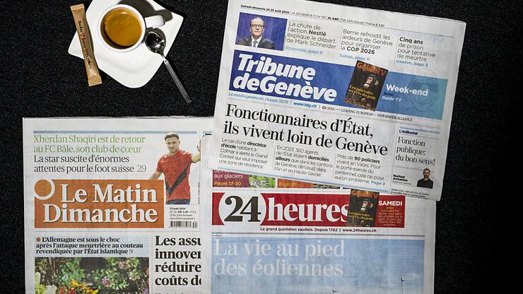 La nouvelle stratégie éditoriale consiste  à fusionner les rédactions des journaux 24 heures, la Tribune de Genève et le Matin Dimanche, et à faire passer le magazine Femina à une fréquence mensuelle.