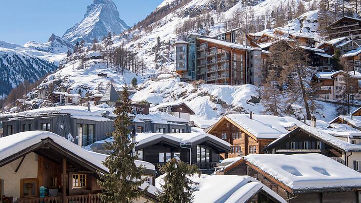 Les faibles taux de vacance dans les régions touristiques indiquent "une crise du logement alpin". Ici, Zermatt. (archive)