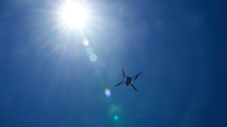 Le "Dronehub" a été conçu de manière à offrir une variété d'environnement de tests. (archive)