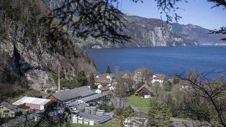 Le site convoité, la presqu'île d'Isleten, comprend notamment une ancienne usine d'explosifs (archives).
