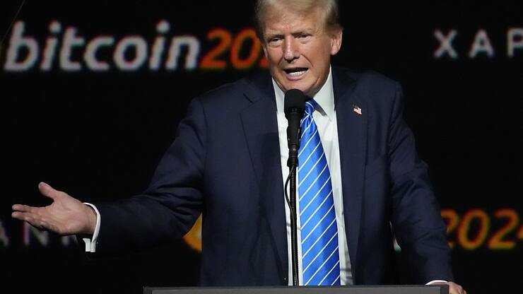 Le bitcoin, qui oscillait autour de 69'000 dollars le 5 novembre, jour de l'élection présidentielle aux Etats-Unis, a gonflé de plus de 46% depuis (archives).