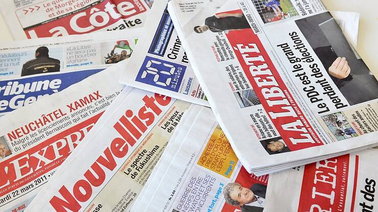 Le Parlement soutient une aide financière pour la presse locale (archives).