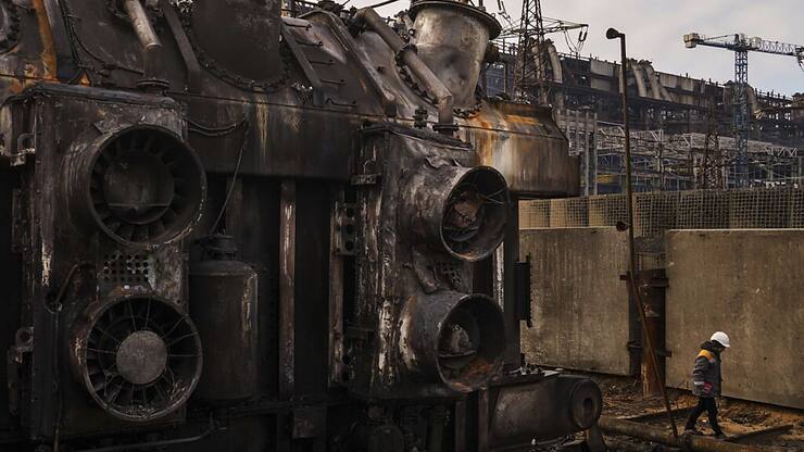 La Russie bombarde régulièrement les infrastructures énergétiques ukrainiennes, provoquant des coupures de courant à travers le pays en pleine saison hivernale (archives).