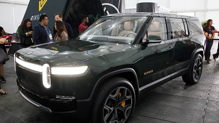 Le michiganais Rivian construit sous sa propre marque camions, camionnettes et grosses voitures urbaines. (archive)