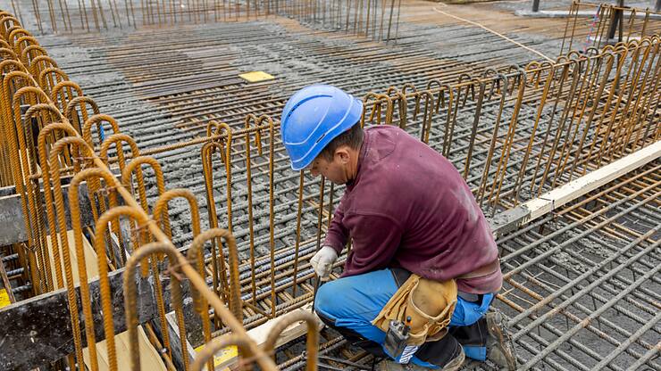 Dans le génie civil, une augmentation de 0,4% sur un semestre et de 1,0% sur un an a été enregistrée (archives).
