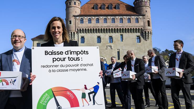 Lancée le 23 novembre 2022 et déposée le 5 avril 2023, l'initiative des milieux économiques "Baisse d'impôts pour tous" veut redonner du pouvoir d'achat à la classe moyenne (archives).