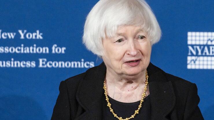 Dans un courrier adressé aux principaux responsables du Congrès, Mme Yellen indique que le plafond de la dette, actuellement situé légèrement au-dessus de 36'000 milliards de dollars, "n'autorise pas de nouvelle dépense".