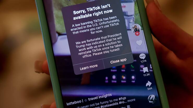 Comme annoncé, TikTok a rendu inaccessible son application en ligne samedi aux Etats-Unis.