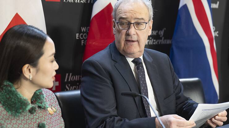 Le ministre de l'économie s'est exprimé à Davos à l'occasion de la signature de l'accord de libre-échange entre l'AELE et la Thaïlande.