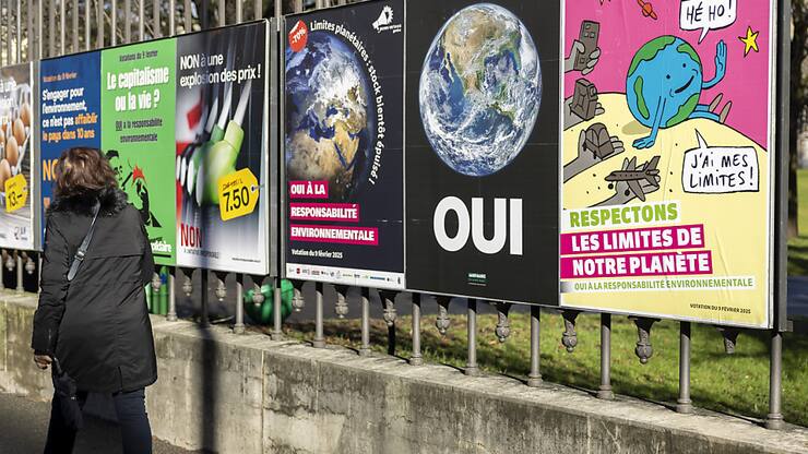 Le peuple suisse a dit non dimanche à l'initiative pour la responsabilité environnementale (archives).