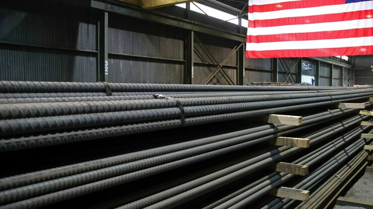 Donald Trump avait déjà imposé des droits de douane sur l'acier lors de son premier mandat présidentiel (archives).