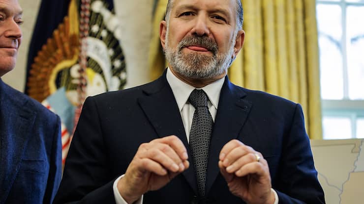 Howard Lutnick était le directeur général de la banque d'investissement Cantor Fitzgerald avant sa nomination (archives).