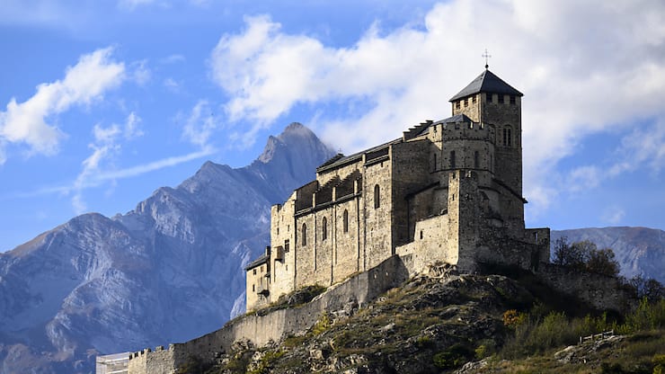 La basilique de Valère à Sion a rejoint l'association des Châteaux suisses l'an dernier (archives).