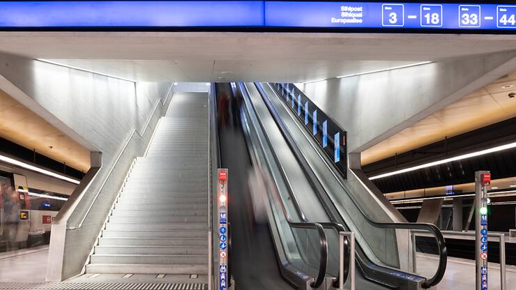 Une partie des étages inférieurs à la gare centrale de Zurich a dû être bouclée dimanche (image symbolique).