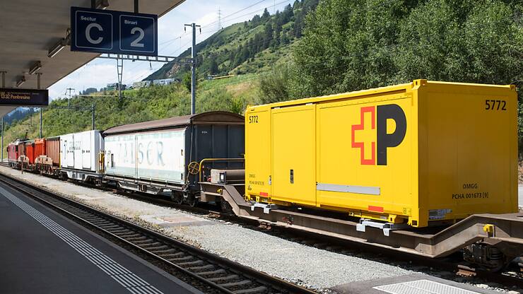 Le nombre de trains de marchandises traversant les Alpes a diminué en 2024 (archives).
