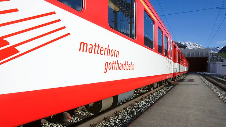 Le Matterhorn Gotthard Bahn a dû fermer la ligne ferroviaire entre Täsch et Zermatt cette semaine en raison de deux chutes de pierres (photo d'archives)