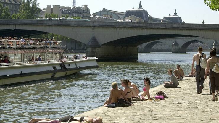 La baignade dans la Seine inquiète l'industrie de la navigation sur ce fleuve (Photo d'illustration).