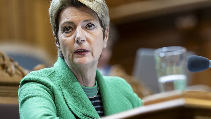 "La fidélité au droit international et le libre-échange restent des valeurs centrales", a déclaré Mme Keller-Sutter. (Photo d'archives)