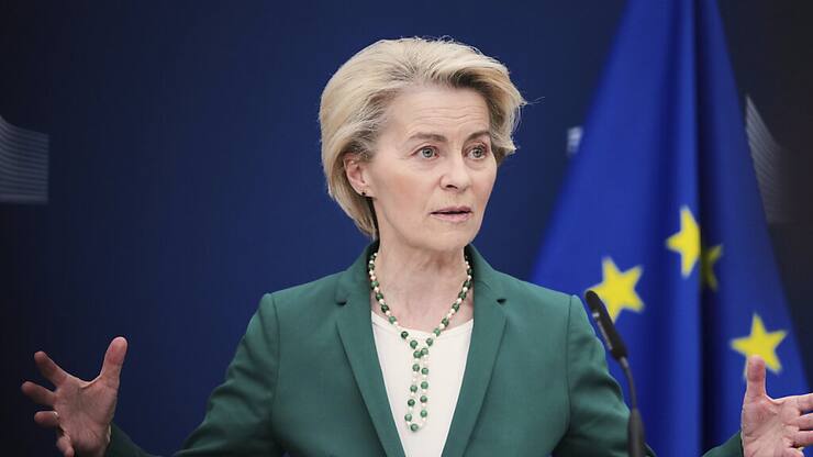 "Nous sommes également prêts à répondre par des contre-mesures et à défendre nos intérêts", a déclaré Ursula Von der Leyen. (archive)