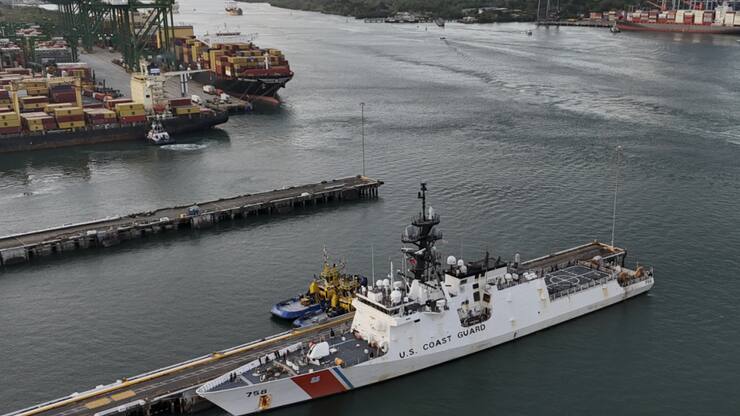 Les autorités panaméennes avaient lancé un audit après les déclarations du président Trump arguant que "la Chine exploite le canal de Panama" (archives).