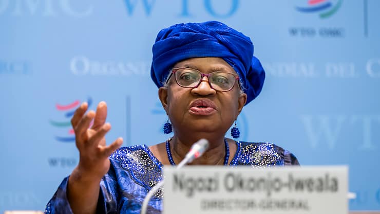 La directrice générale de l'Organisation mondiale du commerce (OMC) à Genève Ngozi Okonjo-Iweala alerte les pays à moins dépendre des Etats-Unis pour leur commerce.