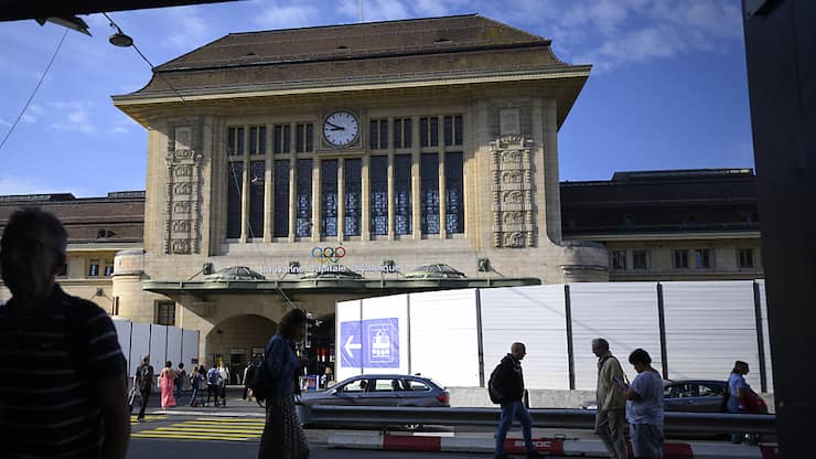 Les travaux sous la place de la gare de Lausanne vont pouvoir commencer début mai (archives).