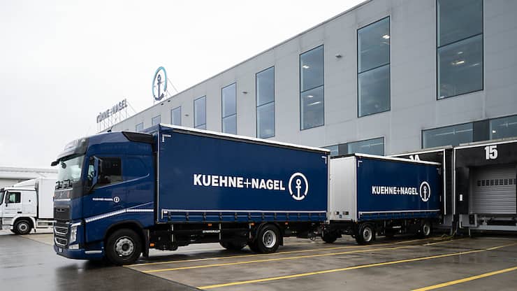 Porté par les activités de fret maritime, le chiffre d'affaires de Kühne + Nagel  a inscrit une hausse de 15% à 6,33 milliards de francs entre janvier et fin mars (archives).