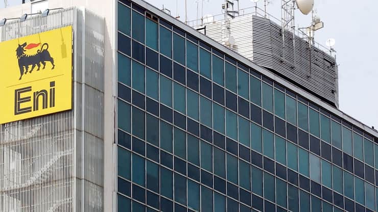Eni veut réaliser des économies de plus de 2 milliards d'euros en 2025, pour atténuer les effets conjoncturels  des droits de douane imposés par Donald Trump (archives).