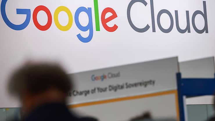 Google a massivement investi dans le cloud, au point d'en devenir l'un des poids lourds avec Microsoft et Amazon (archives).