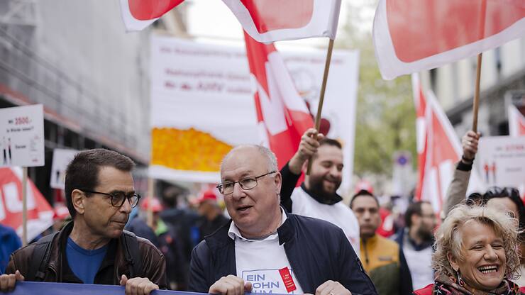 Le président de l'USS Pierre-Yves Maillard sera cette année à La Vallée de Joux et à St-Gall (archives).