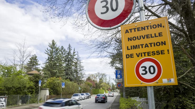A Genève, l'Association transport et environnement, Pro Vélo et Actif-trafic recourent contre l'annulation du 30 km/h généralisé sur les routes par la justice. A leurs yeux, il en va de la protection de la population contre le bruit routier (illustration).