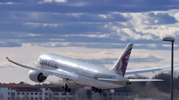 "Plus de 200 milliards de dollars pour 160 avions, c'est fantastique, c'est un record", s'est exclamé le président américain Donald Trump au sujet de la commande de Qatar Airways à Boeing. (archives)