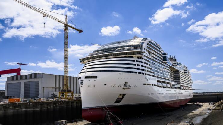 Les chantiers navals de Saint-Nazaires avaient déjà livré en 2022 à MSC le paquebot World Europa. (archive)