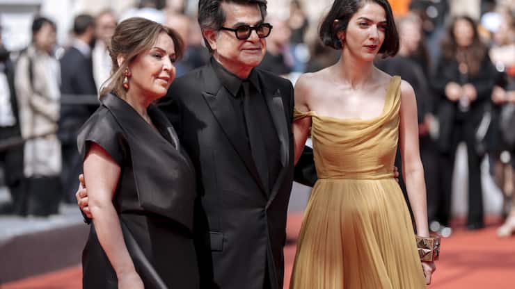 Pour la première fois depuis 15 ans, le cinéaste iranien Jafar Panahi a pu se déplacer en personne à Cannes.