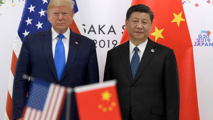 Le président américain Donald Trump et son homologue chinois Xi Jinping, ici lors d'un sommet du G20 en 2019, se sont parlé jeudi (archives).