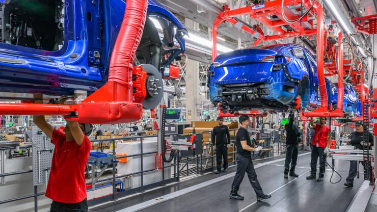 La révision à la hausse du PIB de la zone euro s'explique aussi par un rebond de la croissance en Allemagne, désormais estimée à +0,4% au premier trimestre contre 0,2% estimé en mai dernier. (archives)