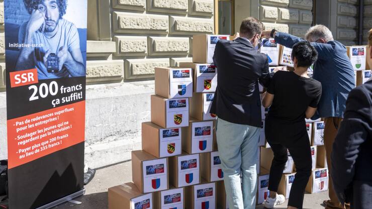 L'initiative SSR a été déposée en avril 2023 (archives).