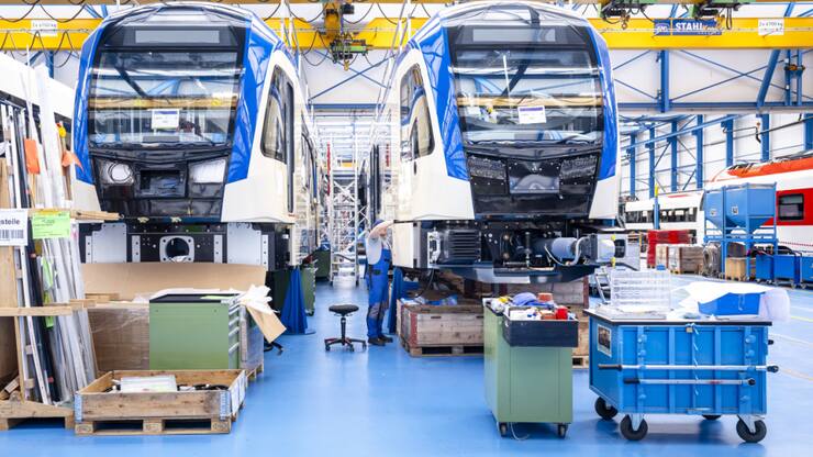 Stadler Rail intègre sa subdivision Stadler Rheintal, à l'embouchure du Rhin au Lac de Constance, au sein de celle de Bussnang en Thurgovie. (archives)