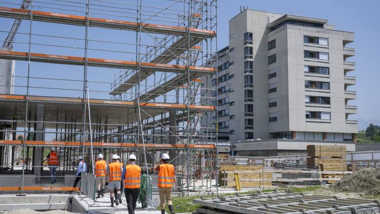 La construction figure parmi les secteurs épargnés par l'accès de pessimisme estival des experts sondés par le KOF. (archive)