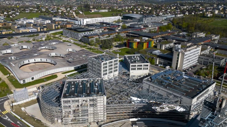 La rédaction sportive de la RTS rejoindra dès 2027 la rédaction de l'actualité sur le site d'Ecublens, dans le canton de Vaud (archives).