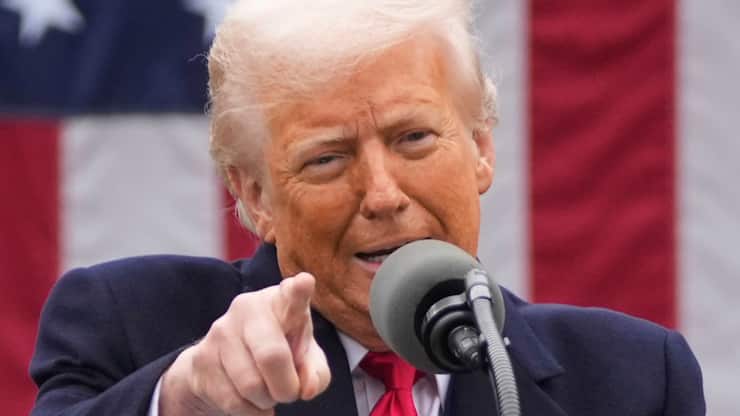 Donald Trump invoque notamment un déséquilibre commercial avec l'UE (archives).