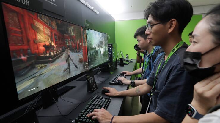 La Chine est un marché crucial pour Nvidia, mais ces dernières années, le resserrement des exportations de Washington l'a confronté à une concurrence plus rude de la part d'acteurs locaux tels que le champion local Huawei. (archives)