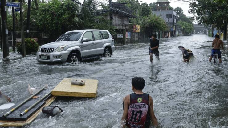 Le Typhon Wipha a causé des inondiations aux Philippines, notamment.