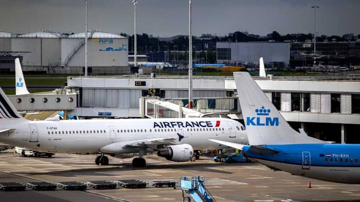 Au total, le groupe aérien franco-néerlandais a transporté 27,3 millions de passagers sur la période, soit 5,9% de plus qu'au printemps de l'année précédente. (archive)